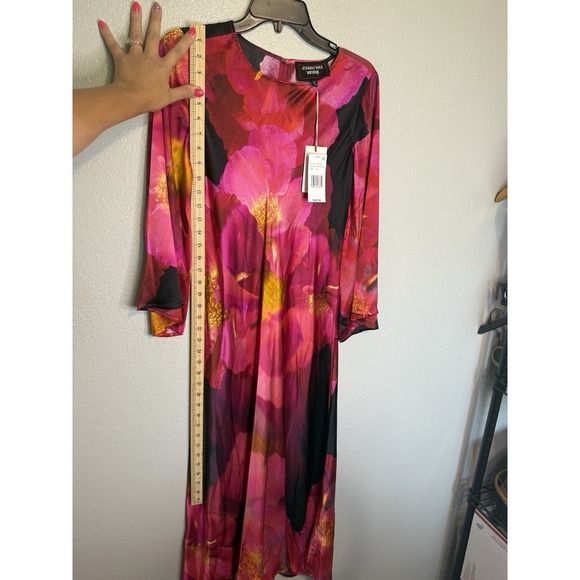 Johnny Was Silk Floral Bloom A-line Max Dress NWT Womens Size XS - Picture 5 of 10